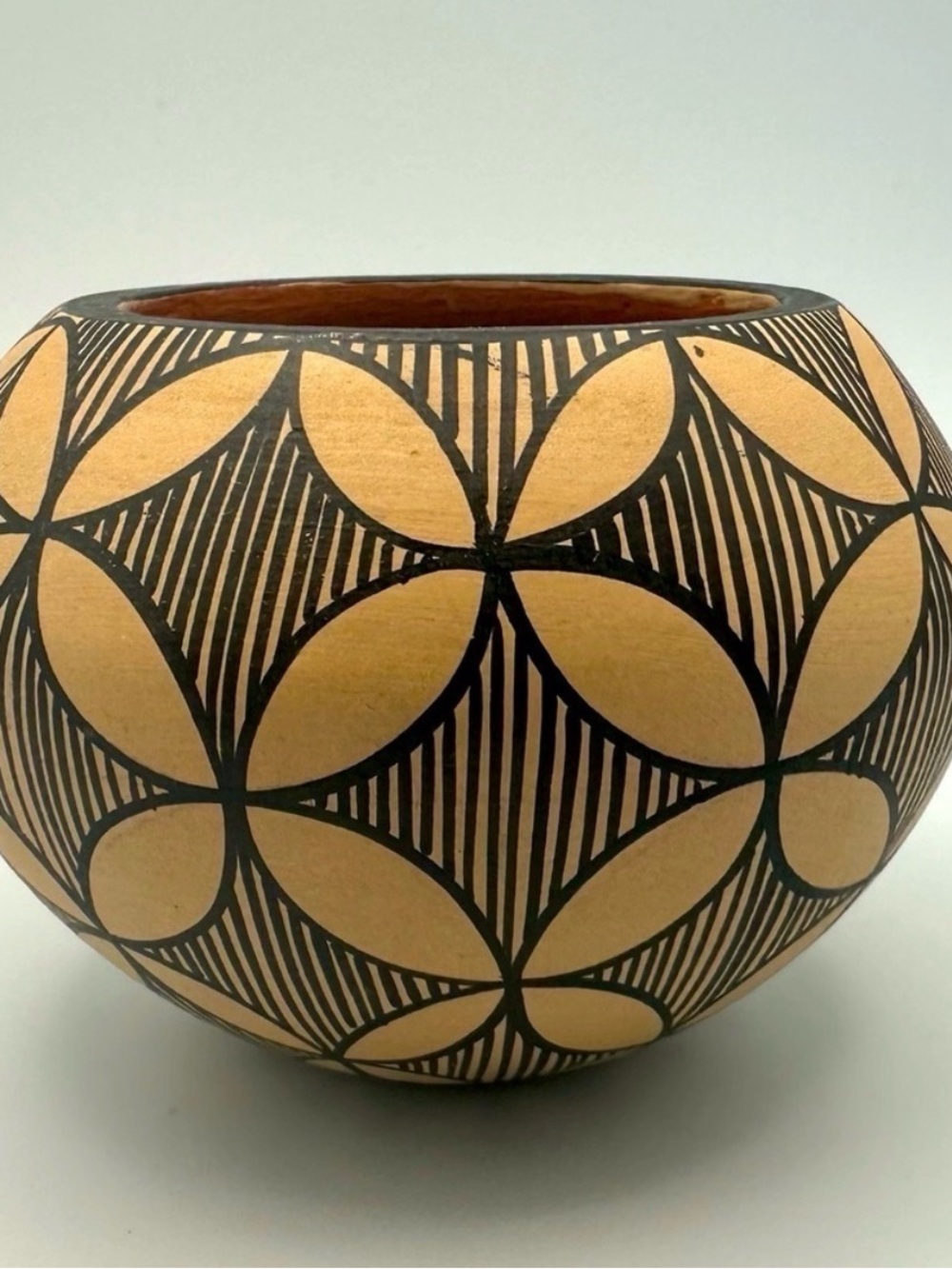 Vintage Jemez Pueblo Pottery - Signed by Montoya - With COA - 1991